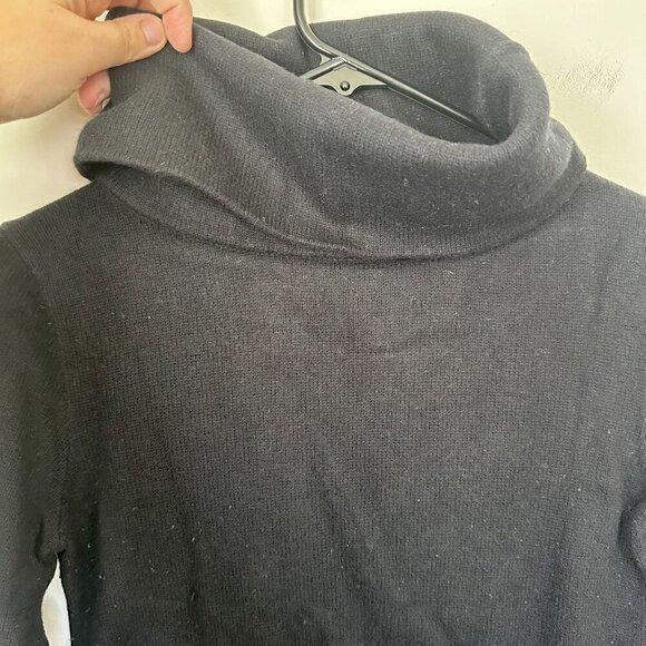 Ralph Lauren Black Cowl Neck Cashmere Blend Sweater - Size: Medium - Picture 3 of 6